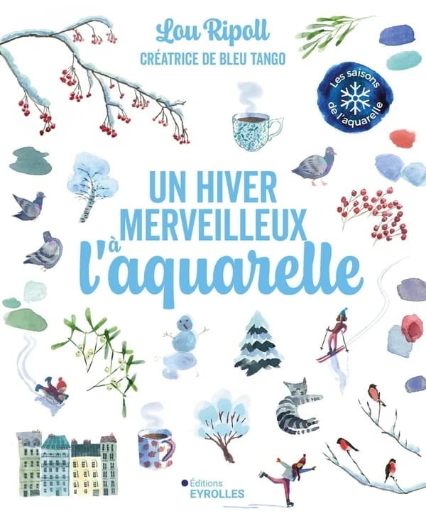 Un hiver merveilleux à l'aquarelle