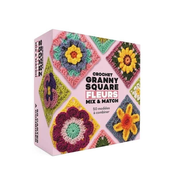 Crochet granny square fleurs mix & match : 50 modèles à combiner
