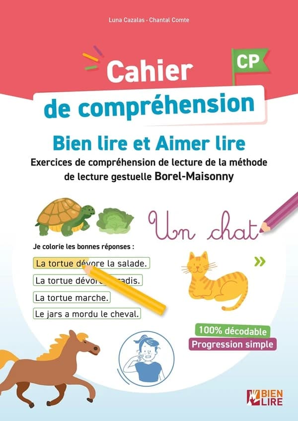 Cahier de compréhension ien lire et aimer lire ; CP ; Étude de la langue