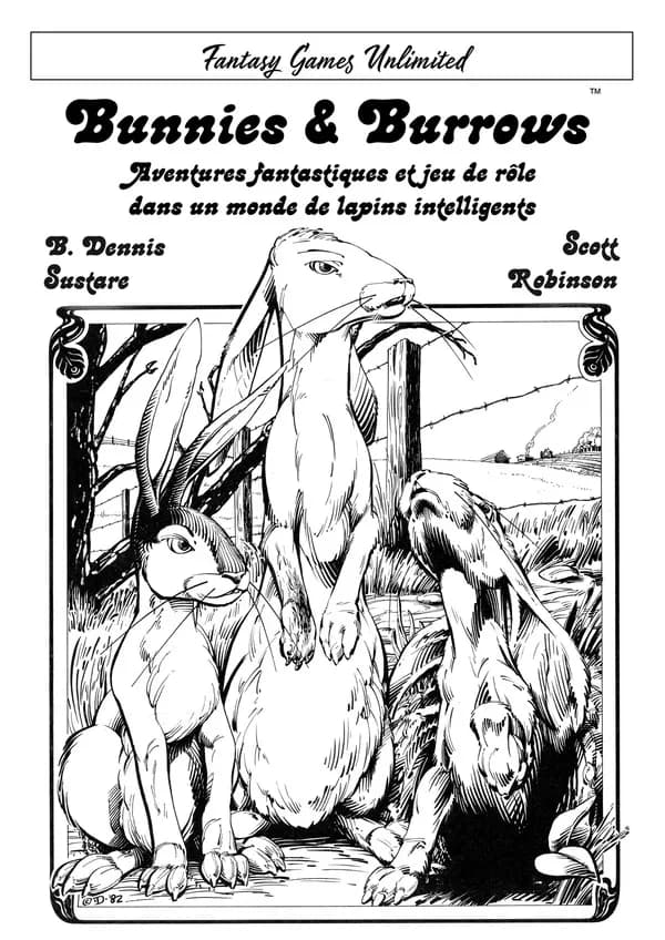 Bunnies & Burrows : Aventures fantastiques et jeu de rôle dans un monde de lapins intelligents