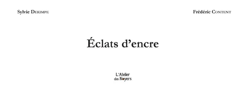 Éclats d'encre