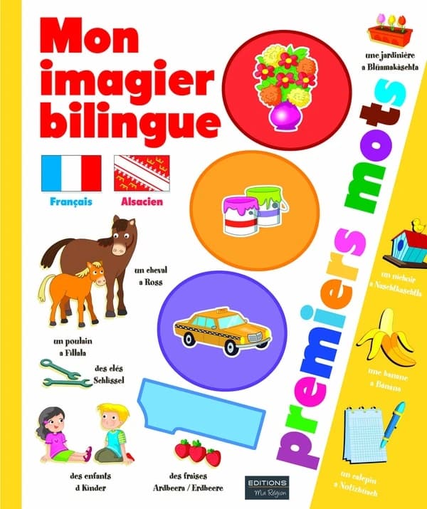Mon imagier bilingue français-alsacien : 1000 premiers mots