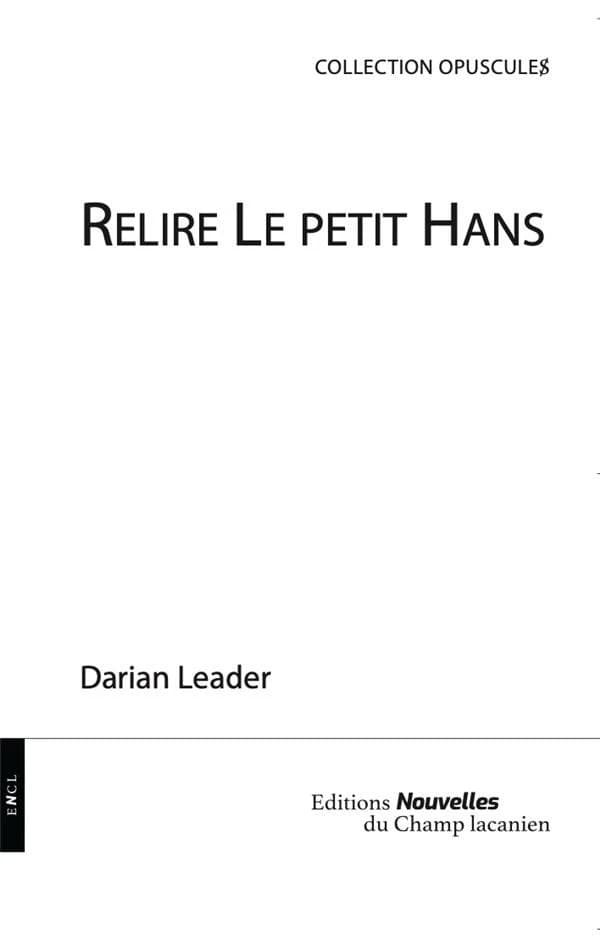 Relire "Le Petit Hans"