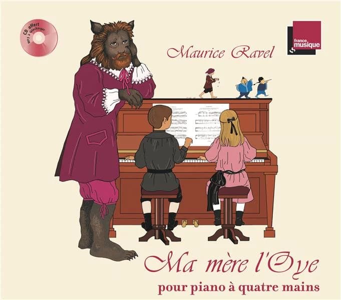 Ma mère l'Oye : pour piano à quatre mains