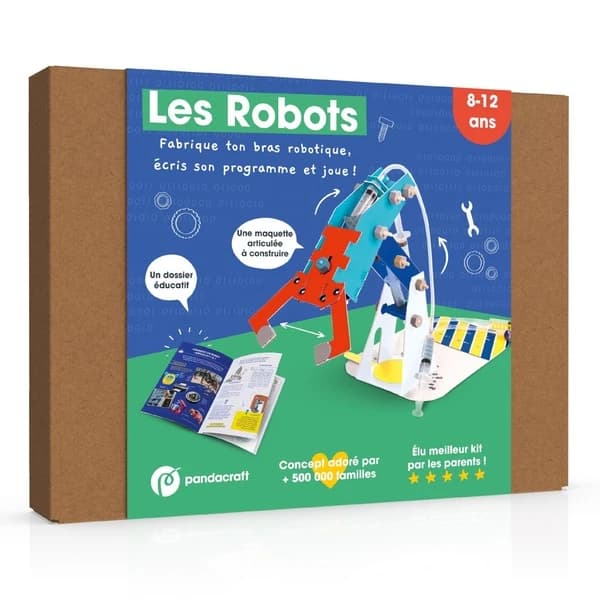 Les robots : fabrique ton bras robotique, écris son programme et joue !