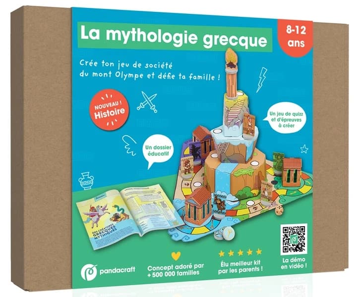 La mythologie grecque : Crée ton jeu de société du mont Olympe et défie ta famille !