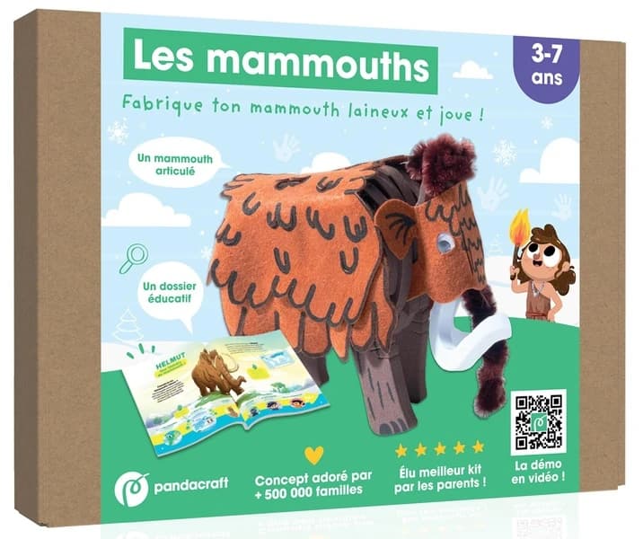 Les mammouths : Fabrique ton mammouth laineux et joue !