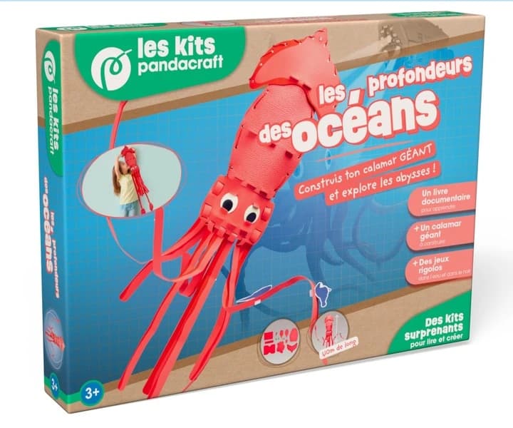 Les profondeurs des océans : Construis ton calamar géant et explore les abysses !