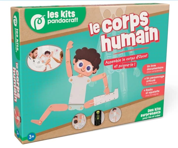 Le corps humain : Assemble le corps d'Oscar et soigne-le !