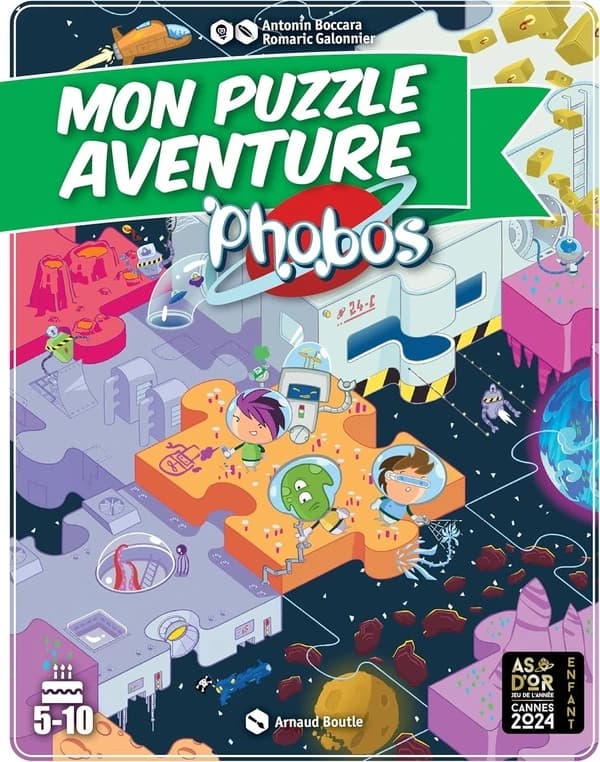 Ma première aventure, l'histoire dont tu es le tout petit héros : Mon Puzzle Aventure : Phobos