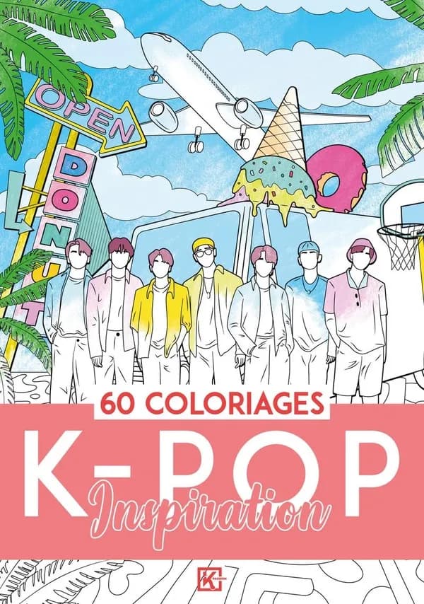 K-Pop Inspirations : 60 Coloriages
