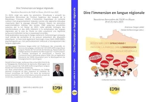 Dire l'immersion en langue régionale