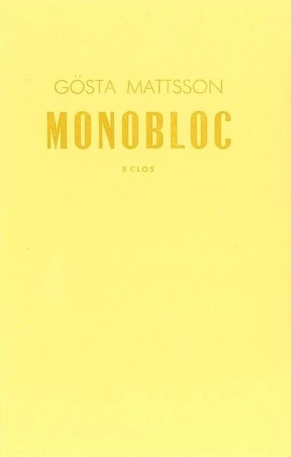 Monobloc : 8 clos