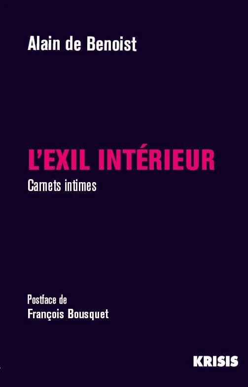 L'exil intérieur : carnets intimes