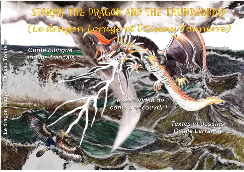 Stormy the dragon and the Thunderbird