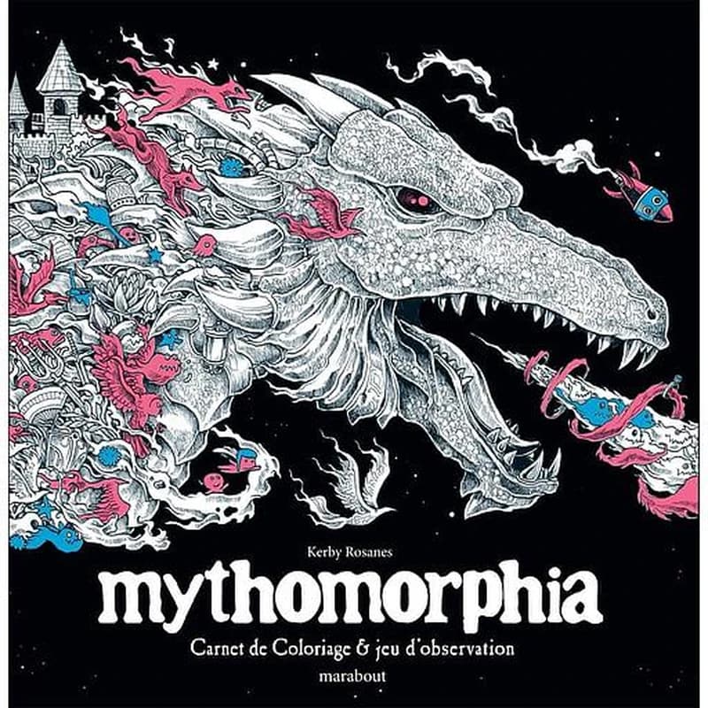 Mythomorphia : Carnet de coloriage & jeu d'observation : [Album à colorier]