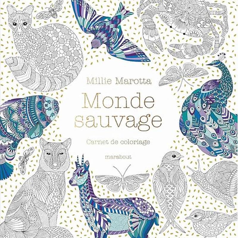 Monde sauvage : [Album à colorier]