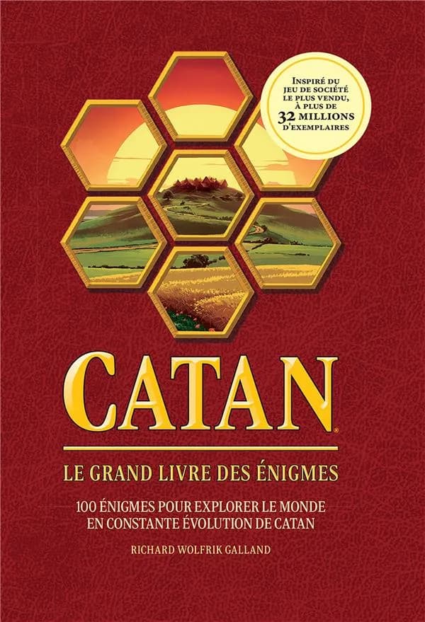 Catan : le grand livre des énigmes : explorez Catan, un monde en perpétuelle évolution, dans cette aventure toute en énigme