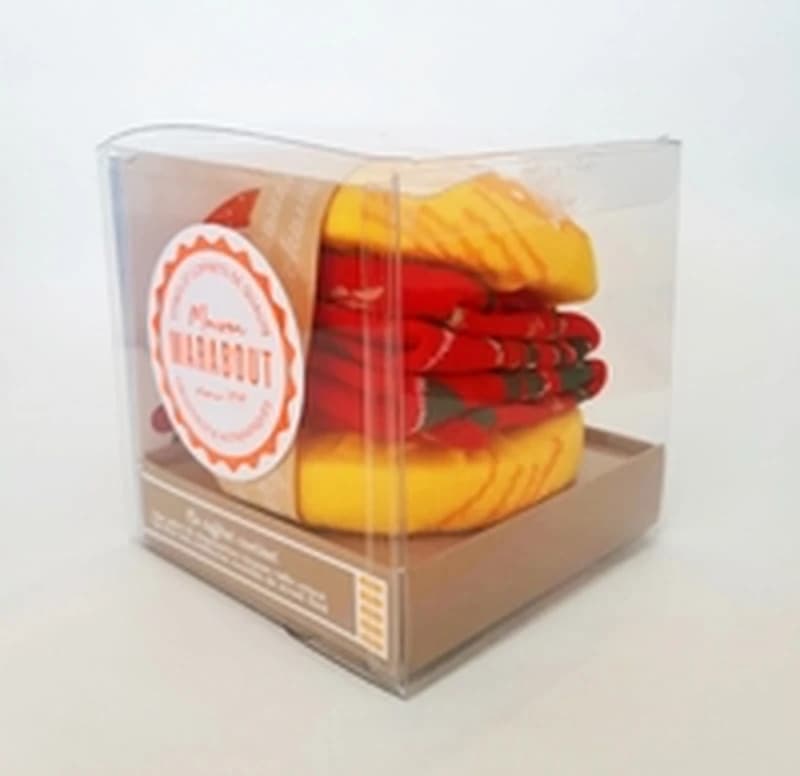 Bon pied, burger : chaussettes burger pour des pieds à croquer !
