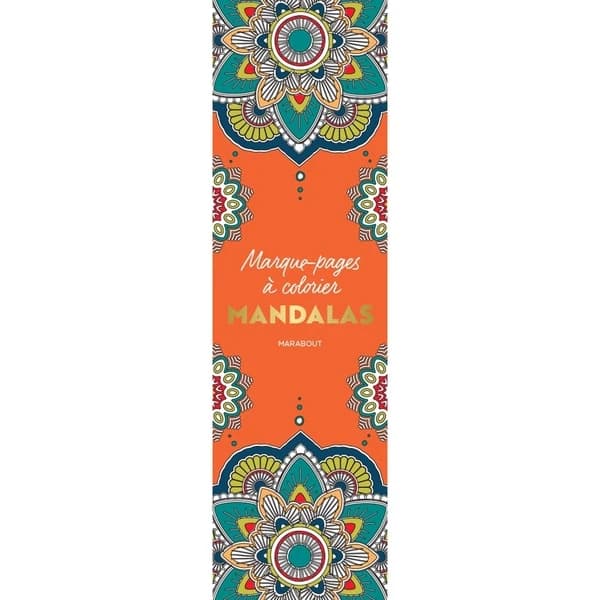 Marque-pages à colorier : mandalas