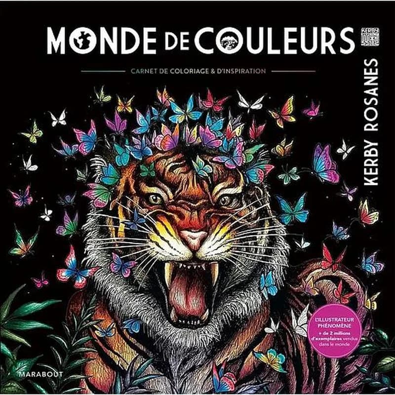 Monde de couleurs : carnet de coloriage & d'inspiration : [Album à colorier]