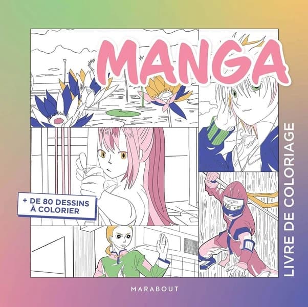 Manga : livre de coloriage : [Album à colorier]