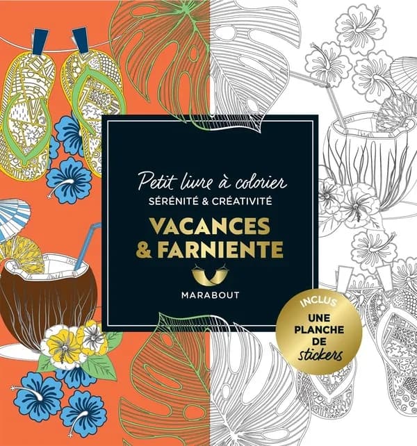 Farniente à la plage : le petit livre de coloriages : [Album à colorier]