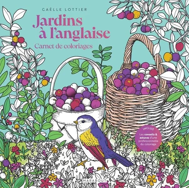 Jardin à l'anglaise : [Album à colorier]