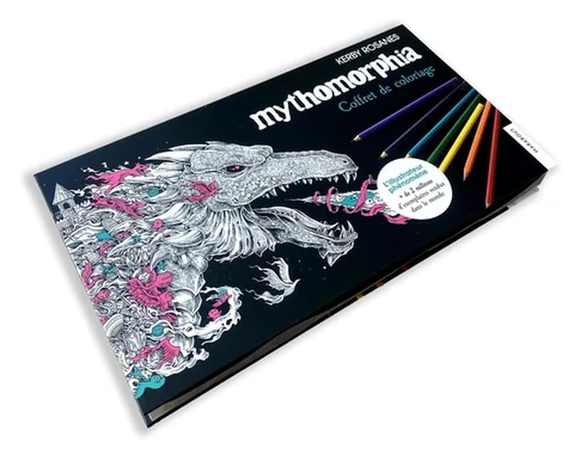 Coffret nomade coloriage mythomorphia : [Album à colorier]