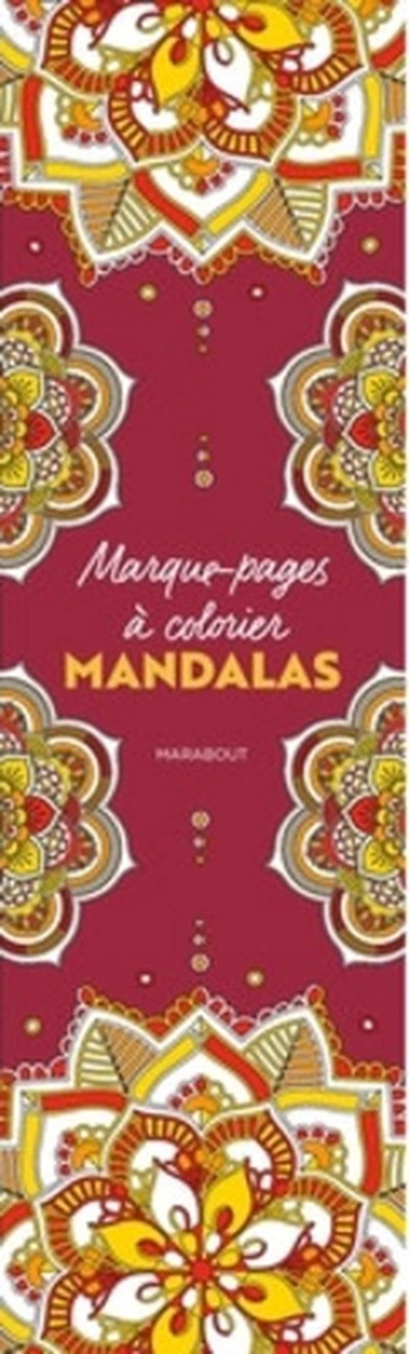 Marque-pages à colorier Mandalas : 40 marque-pages