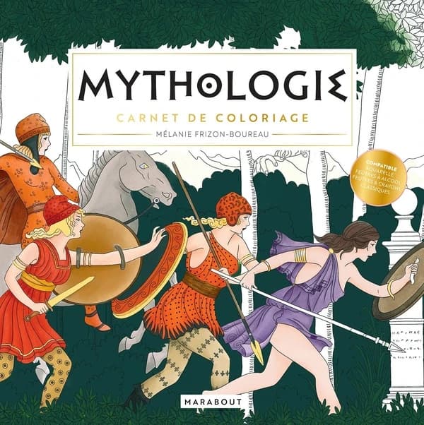 Mythologie : Carnet de coloriage