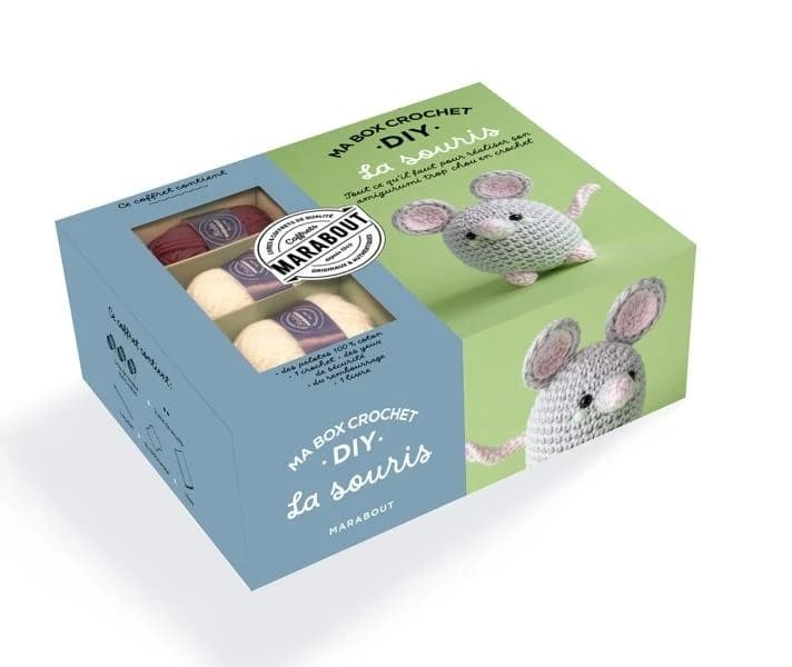Ma box crochet DIY La souris : Tout ce qu'il faut pour réaliser son amigurumi trop chou en crochet