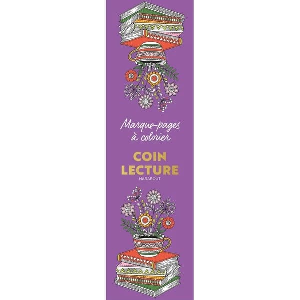 Coin lecture : Marque-pages à colorier