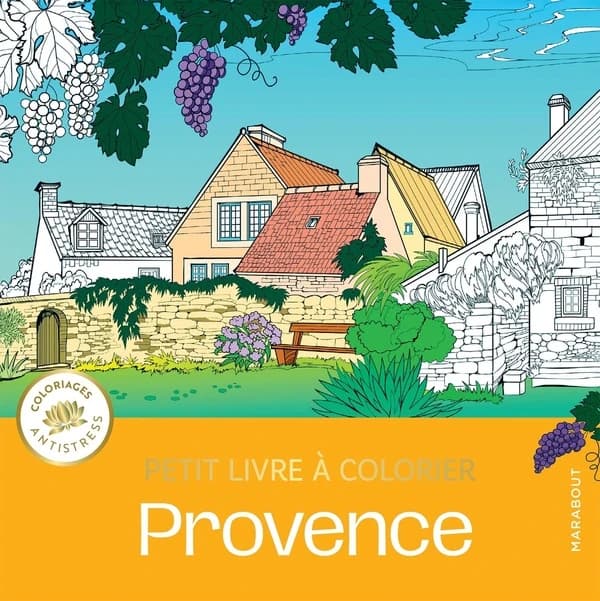 Petit livre à colorier : Provence