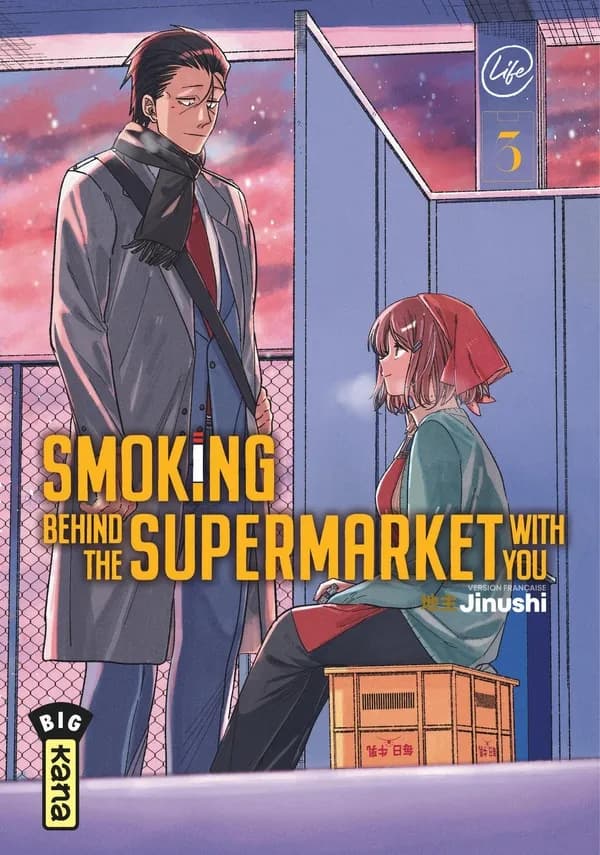 Smoking behind the supermarket with you. 3
