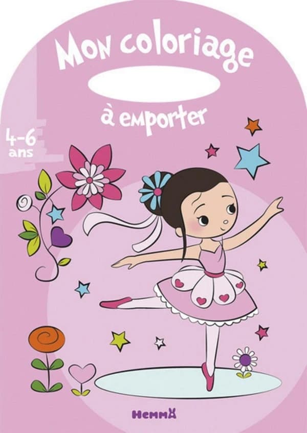 Mon coloriage à emporter : 4-6 ans : [Album à colorier]