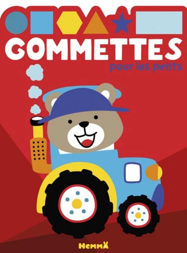 Gommettes pour les petits : tracteur : [Autocollant]