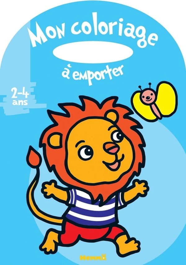 Mon coloriage à emporter [lion] : [lion] : [Album à colorier]