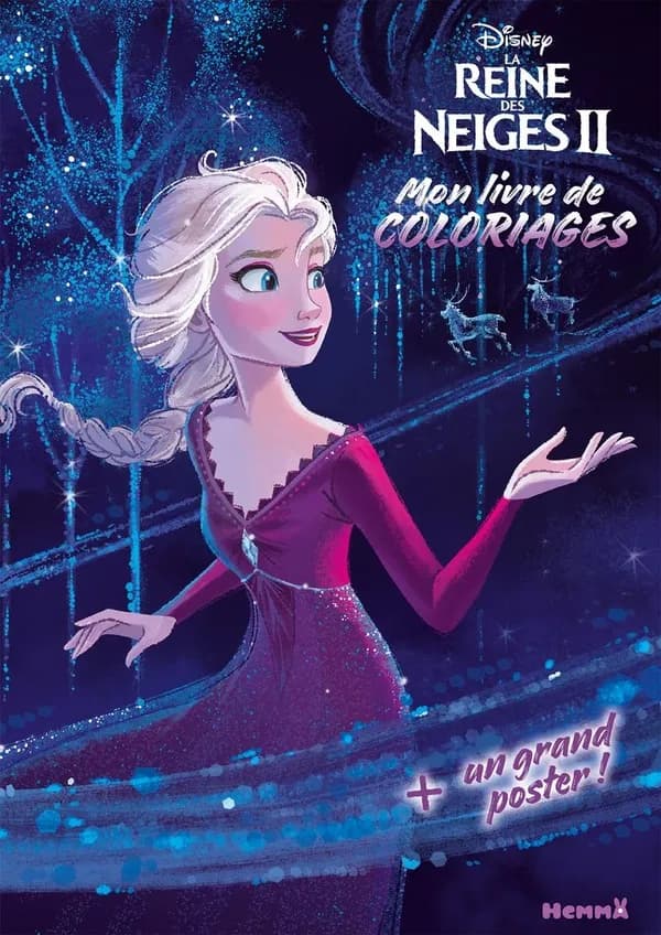 Mon livre de coloriages : Disney La Reine des Neiges II : [Album à colorier]
