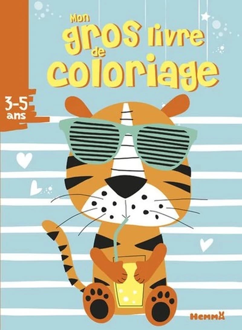 Mon gros livre de coloriage : 3-5 ans : [Album à colorier]