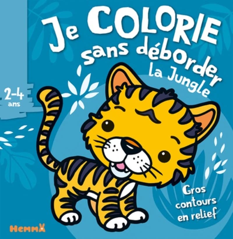 Je colorie sans déborder la jungle