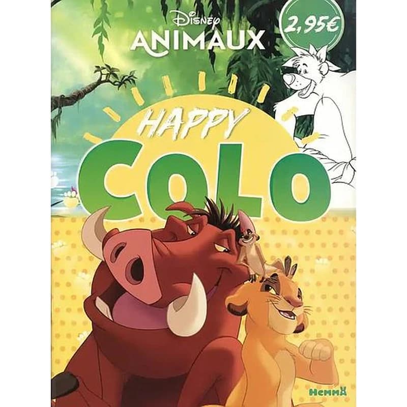 Happy Colo Disney : Animaux : [Album à colorier]