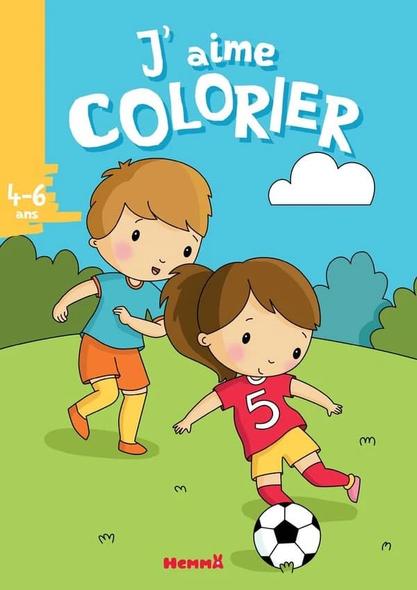 J'aime colorier Football
