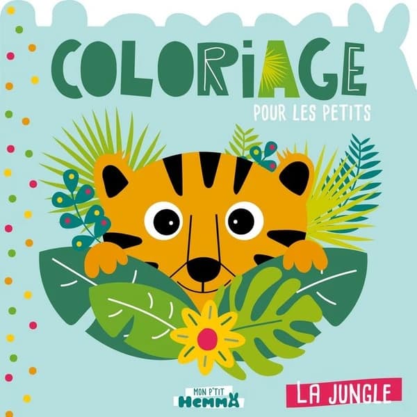 Coloriage pour les petits : La jungle : [Album à colorier]
