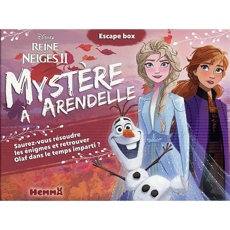 La Reine des Neiges II : Disney - Escape box - Mystère à Arendelle : [cartes à jouer]