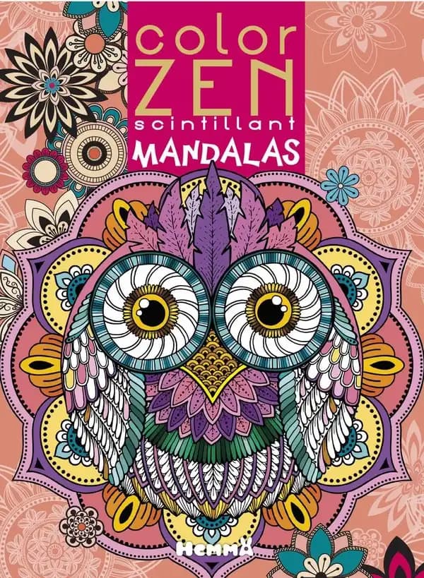 Color zen scintillant : Mandalas : [Album à colorier]