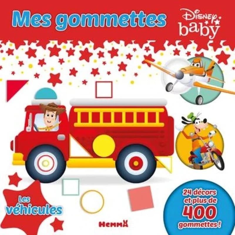 Mes gommettes Disney Baby Les véhicules