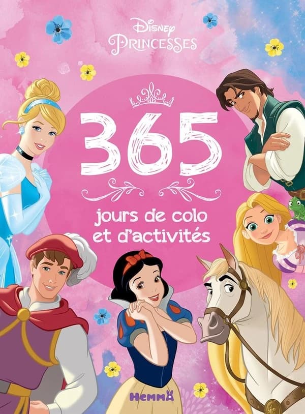 365 jours de colo et d'activités : Disney - Princesses : [Album à colorier]
