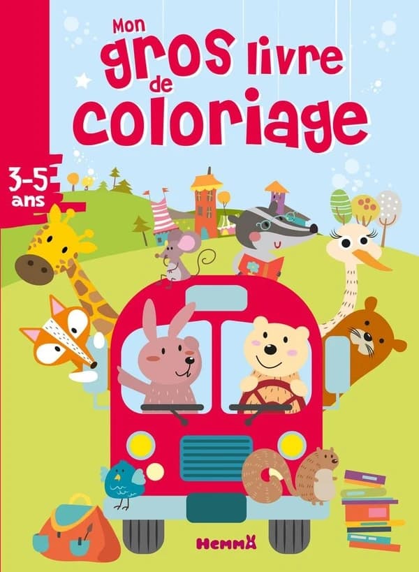 Mon gros livre de coloriage : [vacances] : 3-5 ans : [Album à colorier]