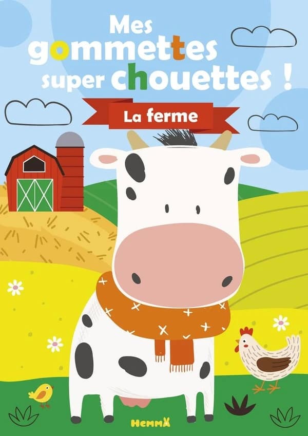 Mes gommettes super chouettes ! : la ferme : [Autocollant]
